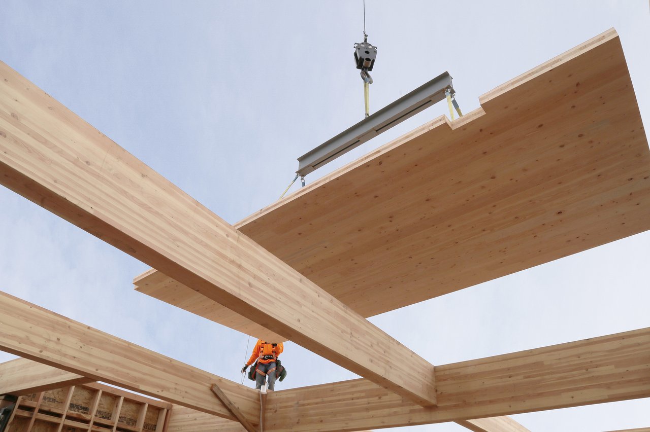 commercial engineered wood buildings